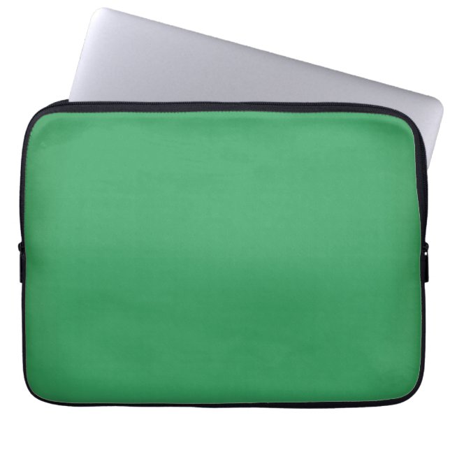 Funda Para Portátil Personalizable verde esmeralda moderno de 13 pulga (Frente)