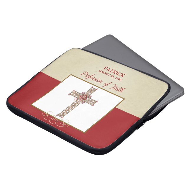 Funda Para Portátil Personalización, bendiciones de RCIA en profesión  (Superior anverso)