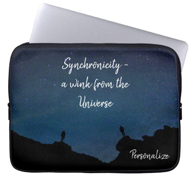 Funda Para Portátil Personalización de las estrellas de la noche de ci (Frente)