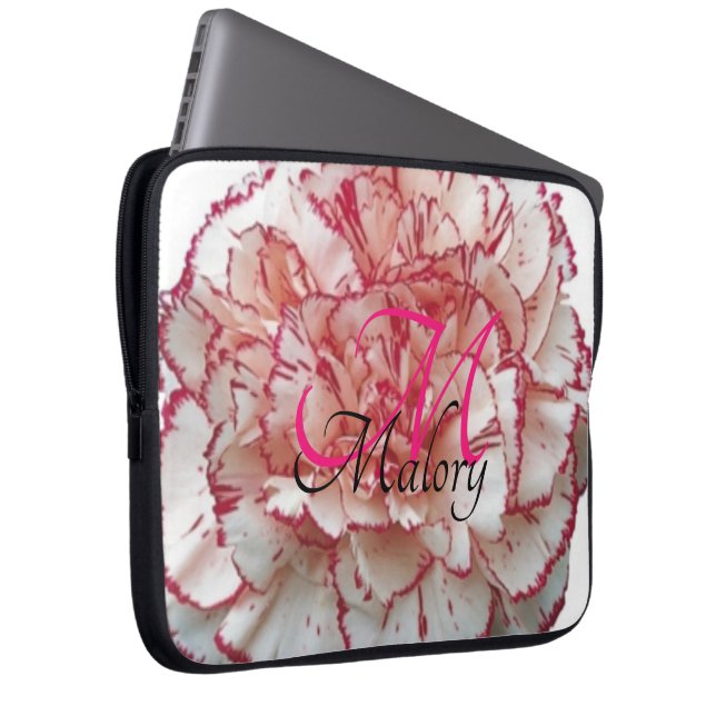 Funda para portátil personalizada con monograma de (Anverso derecho)