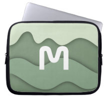 Funda para portátil Personalizada Onda de Salvia