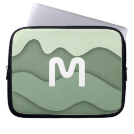 Funda para portátil Personalizada Onda de Salvia