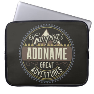 Funda Para Portátil Personalizado AGREGAR NOMBRE Familia Camping Reuni
