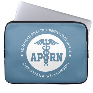 Funda Para Portátil Personalizado APRN Enfermero registrado de práctic
