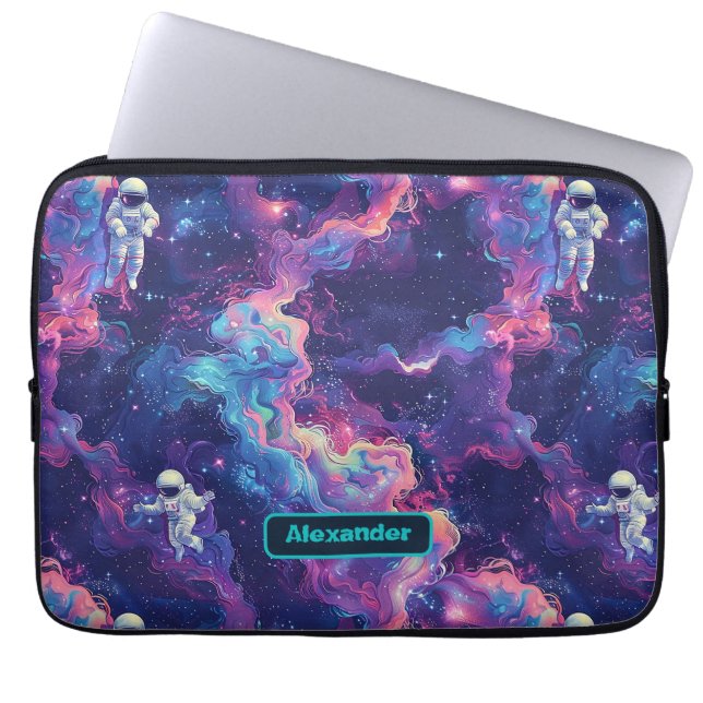 Funda Para Portátil Personalizado Astronauta Infantil Cute (Frente)