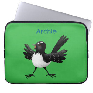 Funda Para Portátil Personalizado australiano Willie Wagtail personali