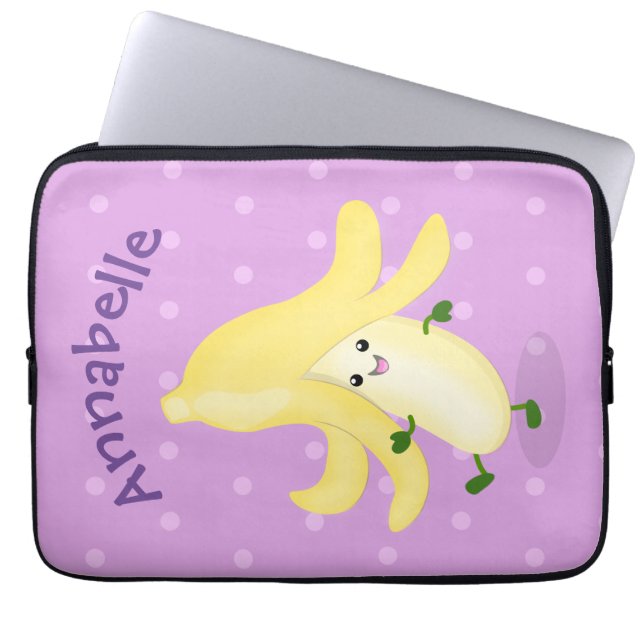 Funda Para Portátil Personalizado bananero Cute kawaii (Frente)
