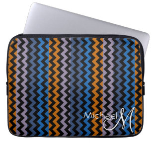 Funda Para Portátil Personalizado Chevron Zigzag Monograma 5