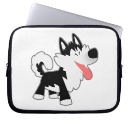Funda Para Portátil Personalizado curado Siberian Husky Funda portátil