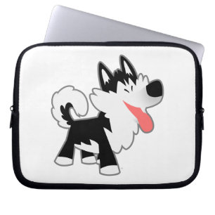 Funda Para Portátil Personalizado curado Siberian Husky Funda portátil