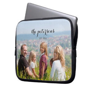Funda Para Portátil Personalizado Cute Beautiful Smitiful Family Photo