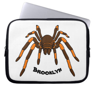 Funda Para Portátil Personalizado de araña tarántula arenosa marrón y 