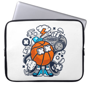 Funda Para Portátil Personalizado de Boombox de baloncesto Deporte