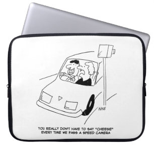 Funda Para Portátil Personalizado de cámara de velocidad divertida mue