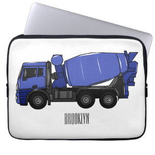 Funda Para Portátil Personalizado de camión de transporte de mezcla de