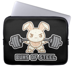 Funda Para Portátil Personalizado De Conejito En Curso - Conejillos De