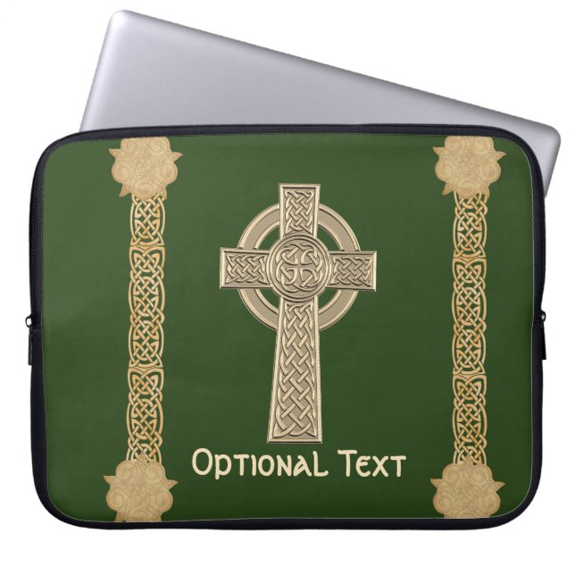 Funda Para Portátil Personalizado de cruces celtas (Frente)