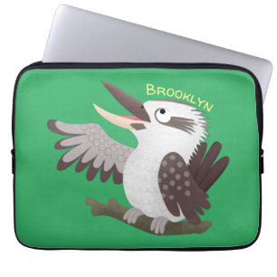 Funda Para Portátil Personalizado de kookaburra gracioso