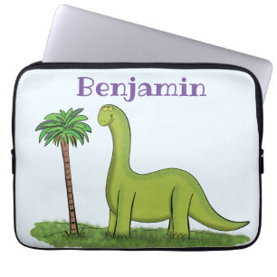 Funda Para Portátil Personalizado de los dinosaurios de brontosauro ve