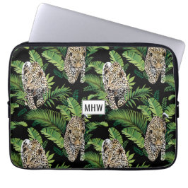 Funda Para Portátil Personalizado de patrones de leopardo Mangas monog