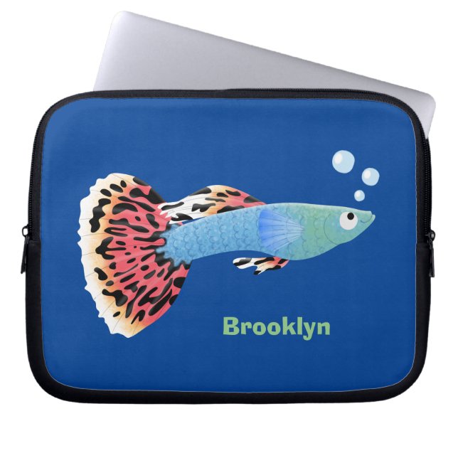 Funda Para Portátil Personalizado de peces tropicales adormilados (Frente)