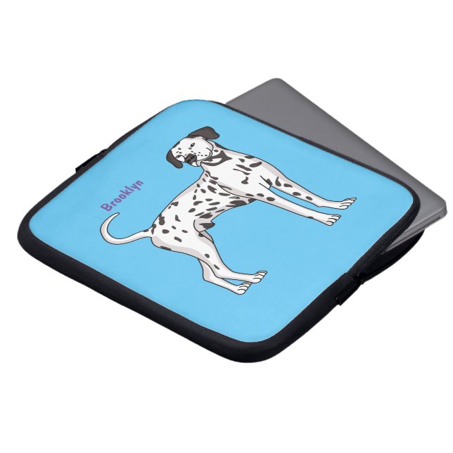 Funda Para Portátil Personalizado de perro dalmatiano (Superior anverso)