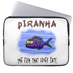 Funda Para Portátil Personalizado de pescado piraña