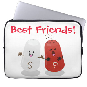 Funda Para Portátil Personalizado de salinas y batidores de pimienta d