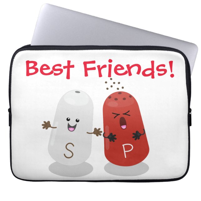 Funda Para Portátil Personalizado de salinas y batidores de pimienta d (Frente)