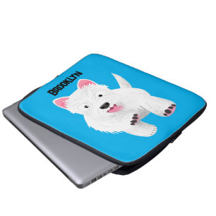 Funda Para Portátil Personalizado de tierra de montaña blanca y blanca