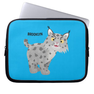 Funda Para Portátil Personalizado del lince del bobcat medio