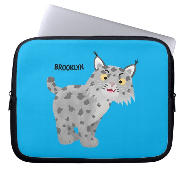 Funda Para Portátil Personalizado del lince del bobcat medio (Frente)