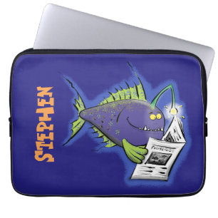 Funda Para Portátil Personalizado divertida de pescados y mariscos