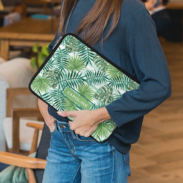 Funda Para Portátil Personalizado Divertido Trópico Árbol de Palma Ver (Subido por el creador)