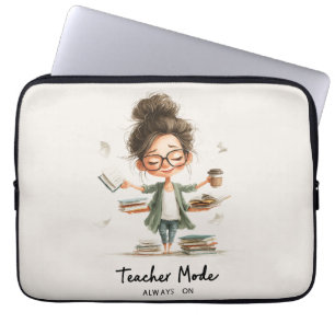 Funda Para Portátil Personalizado educativa con "Modo docente siempre