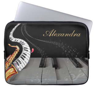 Funda Para Portátil Personalizado en saxofón