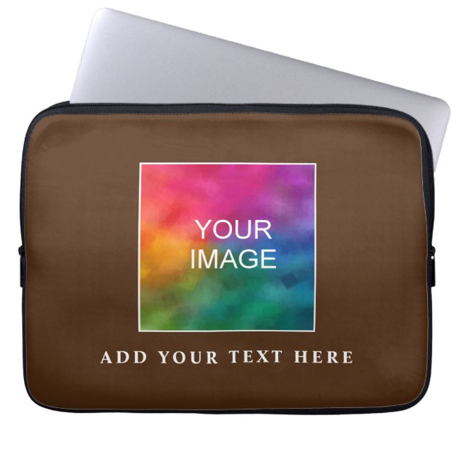Funda Para Portátil Personalizado Imagen de imagen Elegante Plantilla  (Frente)