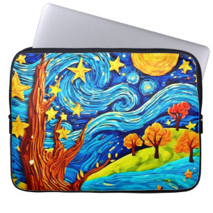 Funda Para Portátil Personalizado nocturno estrellado: El arte inspira
