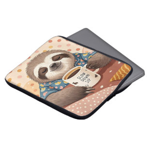 Funda Para Portátil Personalizado perezoso con ojos somnolientos exage