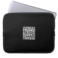 Personalizado QR Code Laptop Sleeve para promoción