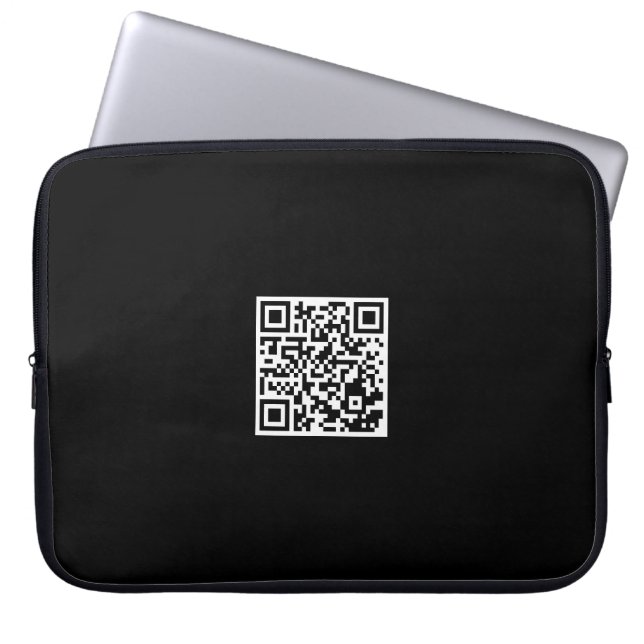Funda Para Portátil Personalizado QR Code Laptop Sleeve para promoción (Frente)