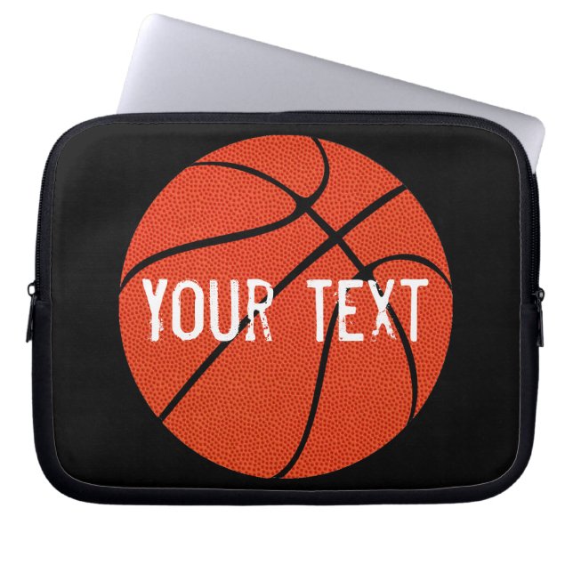 Funda Para Portátil Personalizado Team Textos Baloncesto Neopreno Mang (Frente)