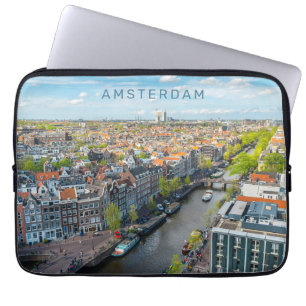 Funda Para Portátil Personalizado Textos Ámsterdam