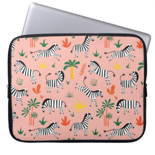 Funda Para Portátil Personalizado Zebras Gracioso Patrón sin Marea