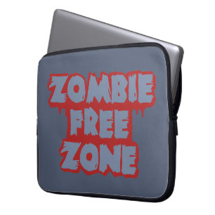 Funda Para Portátil Personalizado Zombie Free Zone