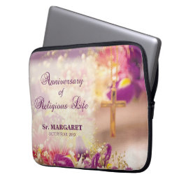 Funda Para Portátil Personalizar, Aniversario Vida Religiosa, Nun
