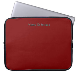 Funda Para Portátil Personalizar con nombre Dk Rojo
