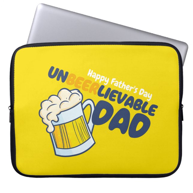 Funda Para Portátil Personalizar el día del padre | Padre ineludible (Frente)