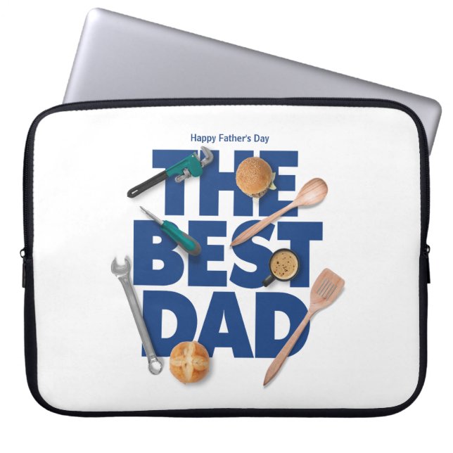 Funda Para Portátil Personalizar el feliz día del padre | El mejor pap (Frente)