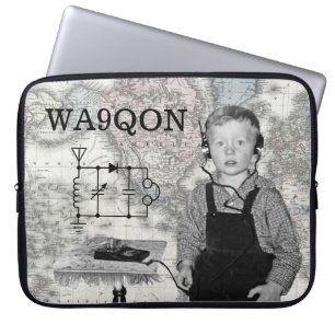 Funda Para Portátil Personalizar Llama a Radio Boy